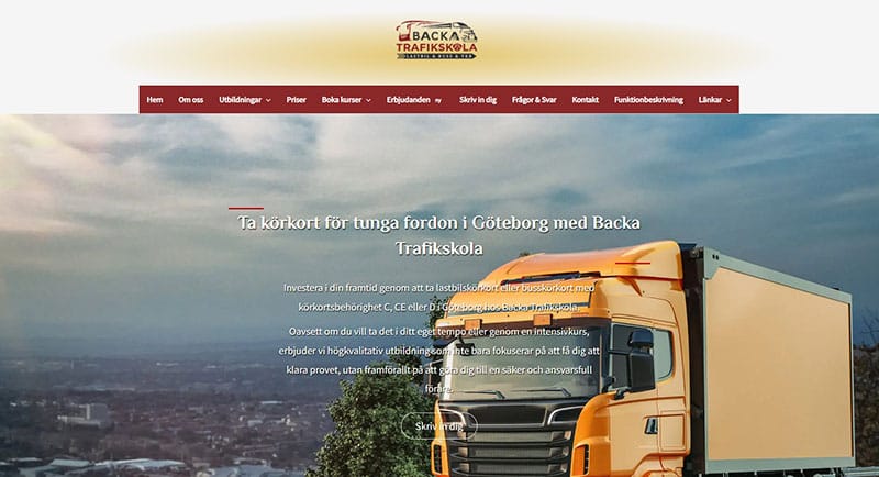 backatrafikskola